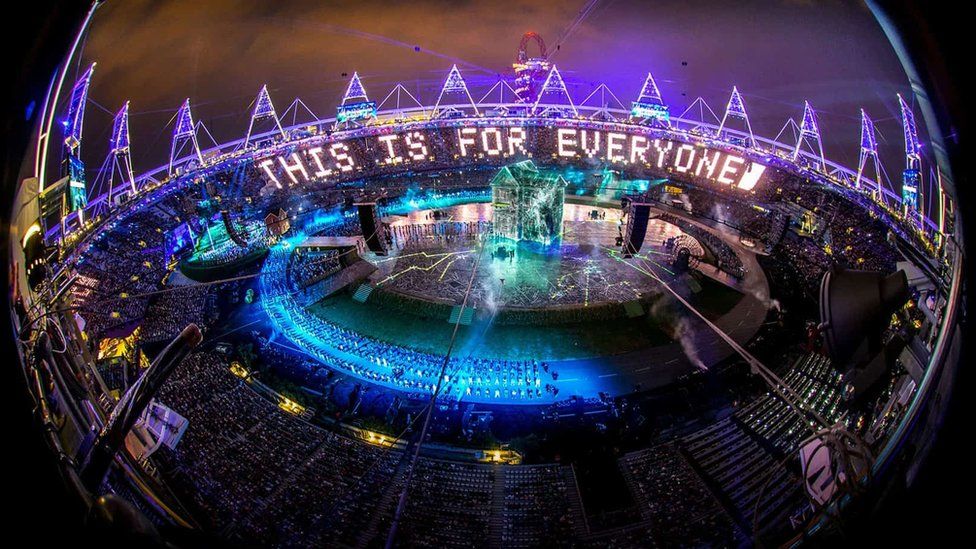 The 2012 London Olympics opening ceremony