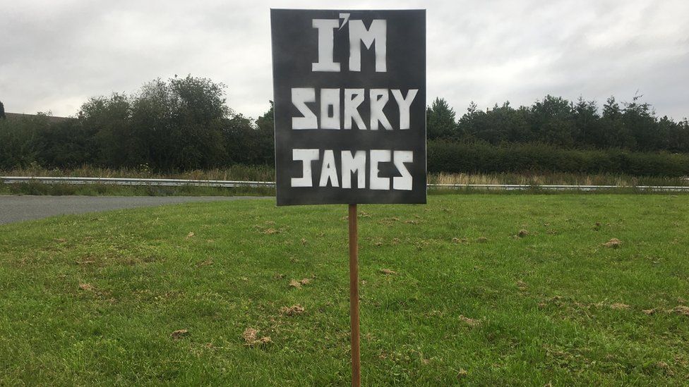 Sorry James sign