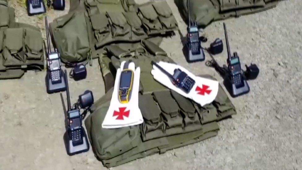 Knights Templar International says it has sent military-style equipment to Kosovo