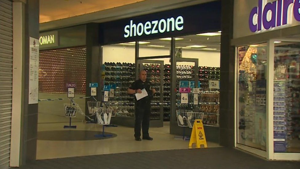 Shoe Zone sits just inside the Deiniol Centre