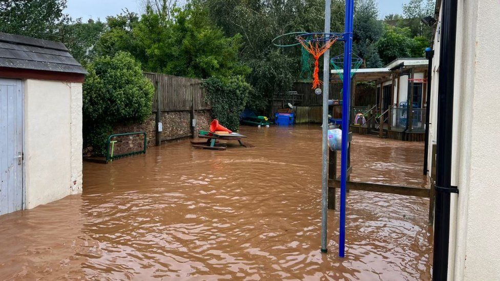 Flooding of Kenton Primary School
