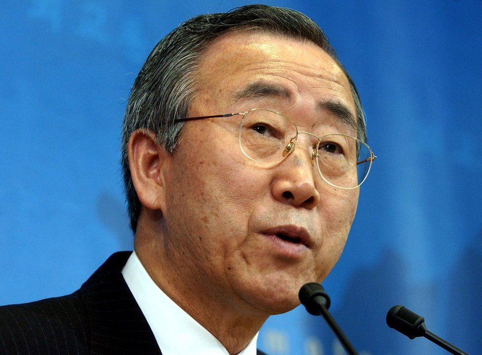 United Nations Denies Ban Ki Moon Plans Visit To North Korea Bbc News 