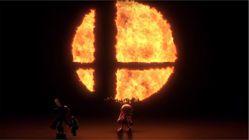A still from the Super Smash Bros trailer