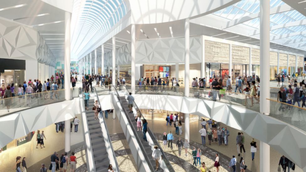 Meadowhall centre illustration