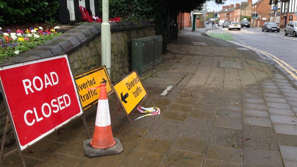 Teenager seriously ill after Wigston police chase crash BBC News