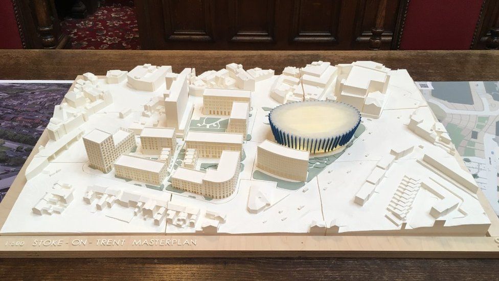 Plans for Etruscan Square regeneration in Stoke approved - BBC News