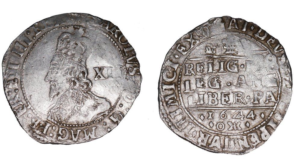 Charles I declaration shilling