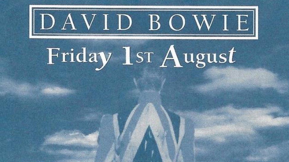 David Bowie ticket stub