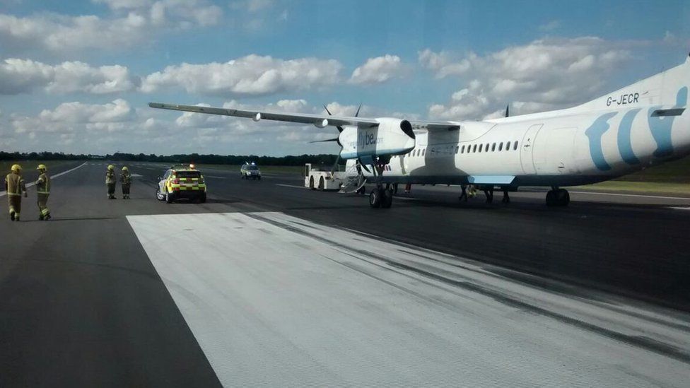 Flybe flight makes emergency landing at Birmingham airport