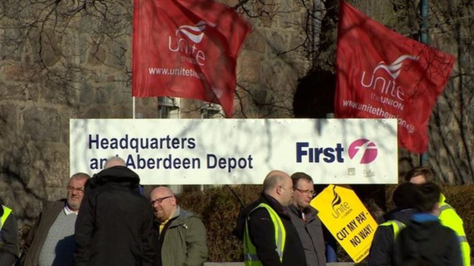 Strikes By First Aberdeen Bus Drivers Set To Proceed Bbc News