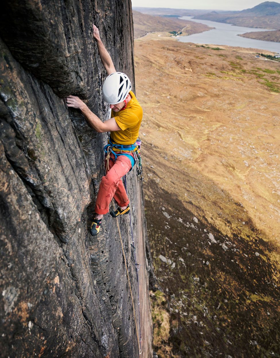 Dave Macleod climbing
