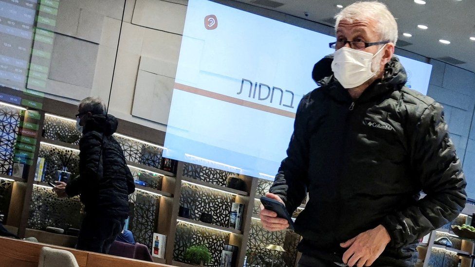 Roman Abramovich at a VIP lounge in Ben Gurion international airport in Lod near Tel Aviv