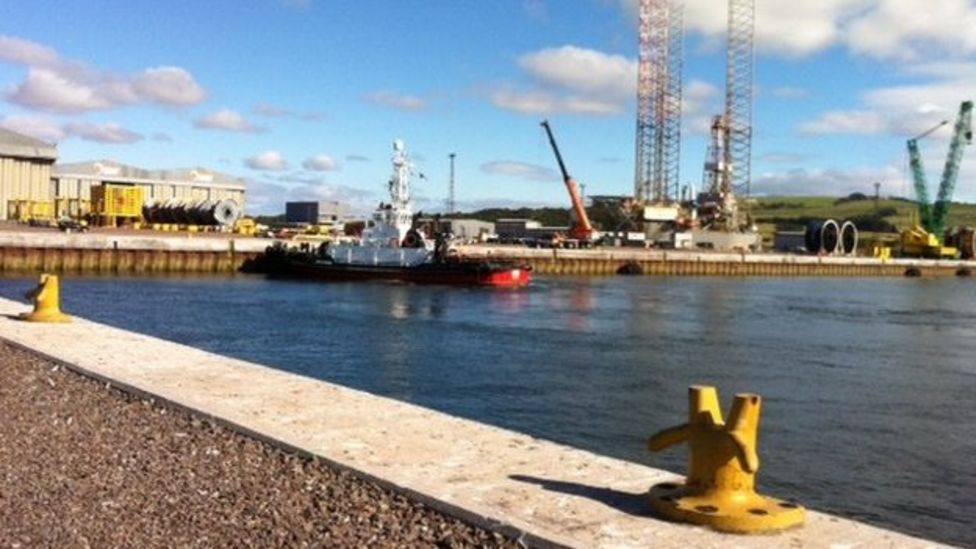 New £20m deep water quay at Nigg officially opened BBC News
