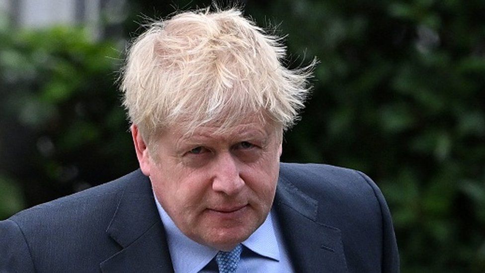 Former Prime Minister Boris Johnson