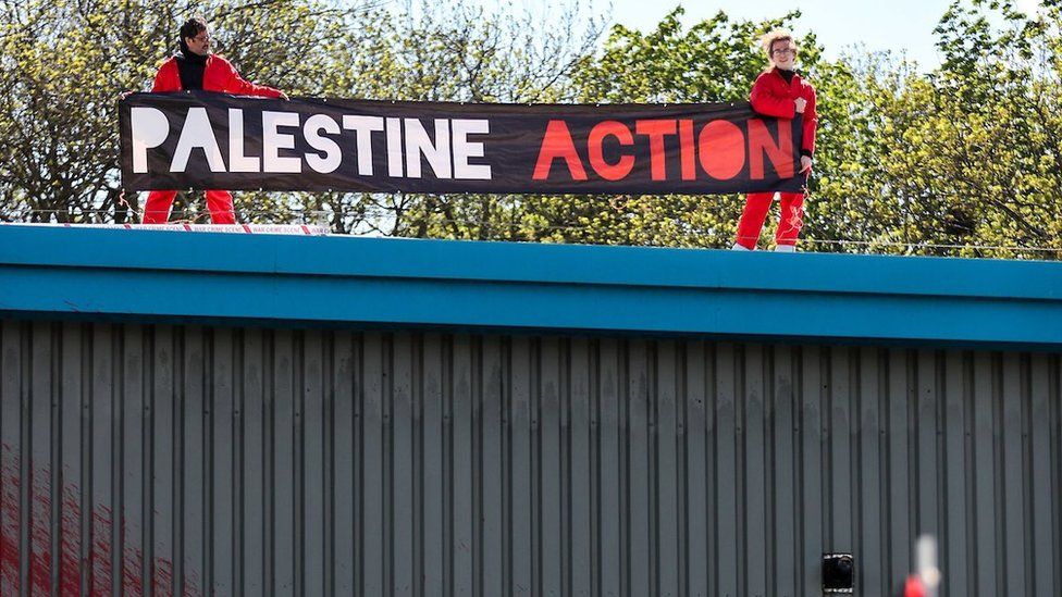 Factory protest in Leicester