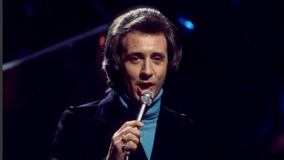 Tony Christie performing in the 1970s