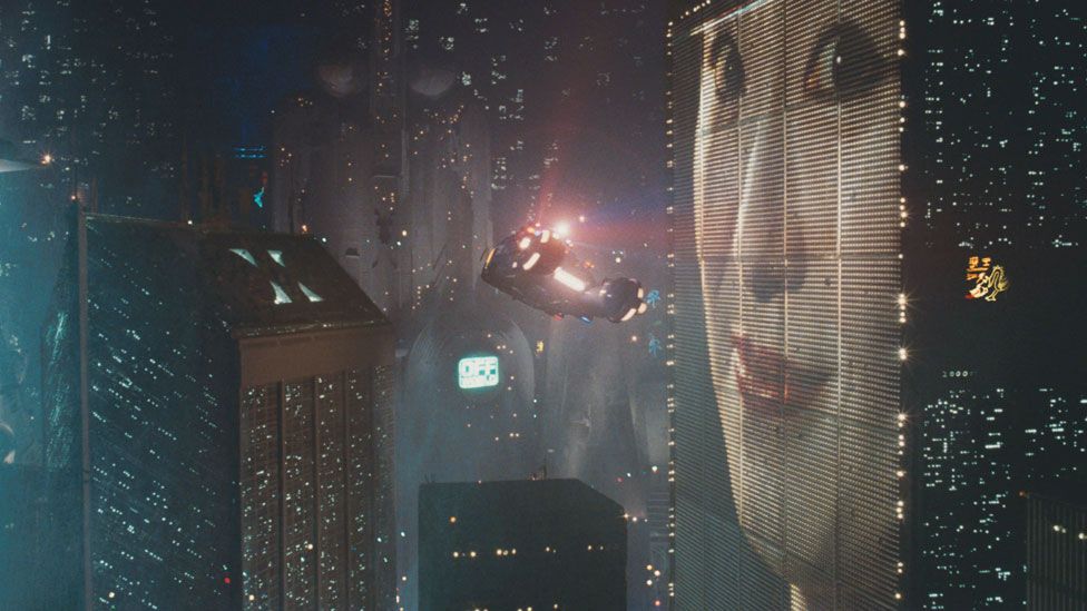 A scene from Blade Runner