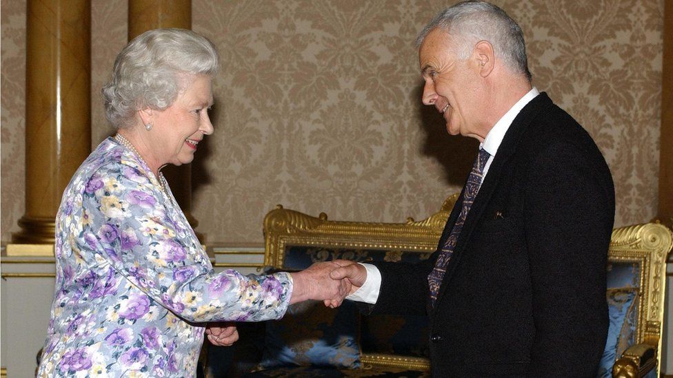 Queen Elizabeth II and Sir Peter Maxwell Davies