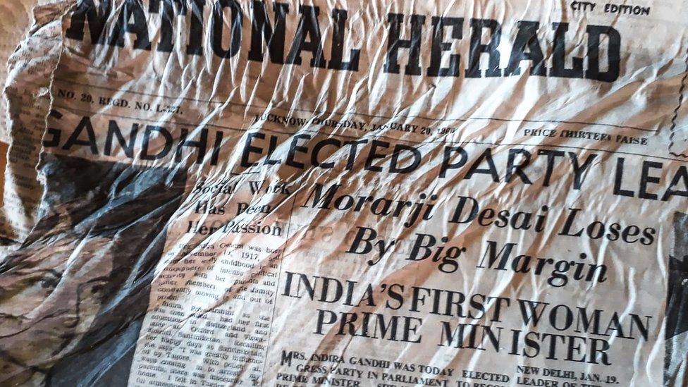 National Herald newspaper uncovered after 54 years under ice in Mont Blanc