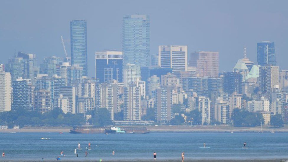Vancouver has seen the temperature fall since earlier this week
