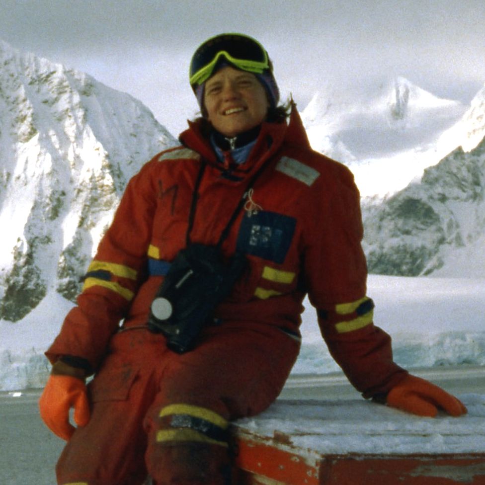 Dr Krakovska in Antarctica