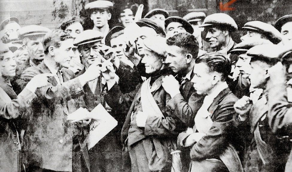 Picture of Jarrow Marches, including John Browne