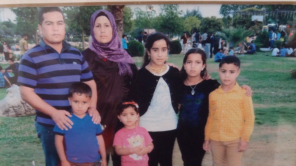 Hasna and her family, taken in Iraq in 2015