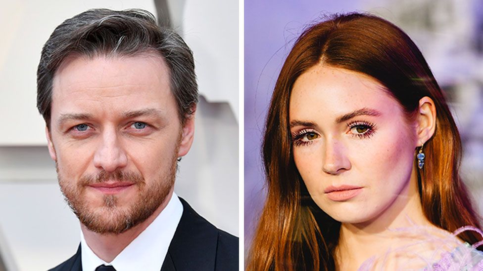 James McAvoy's first name has stood the test of time but Karen Gillan's has almost disappeared