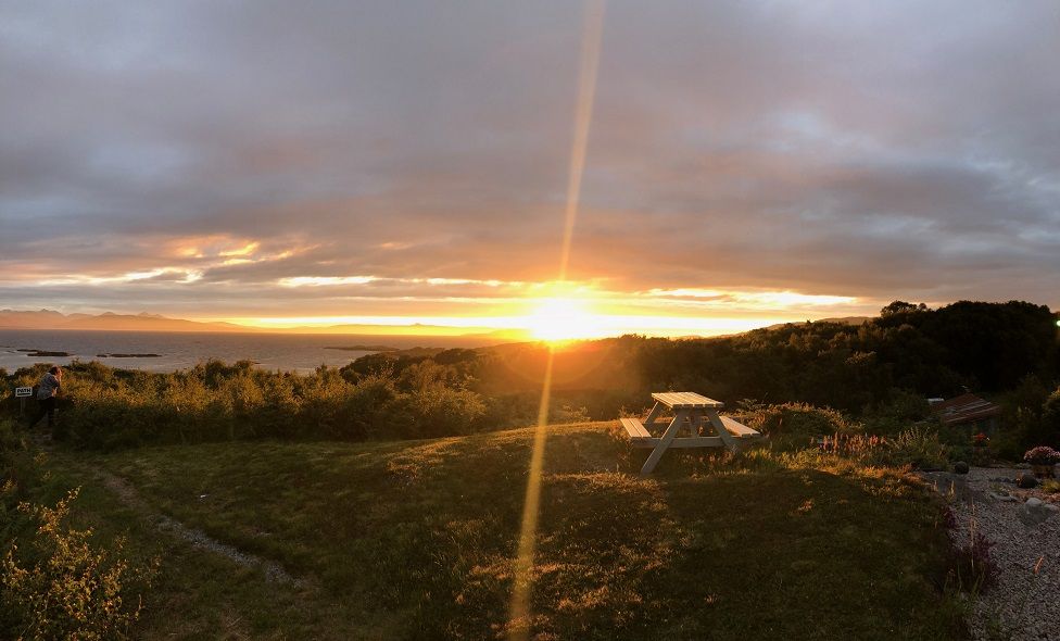 Sunset at Badicaul, by Kyle.