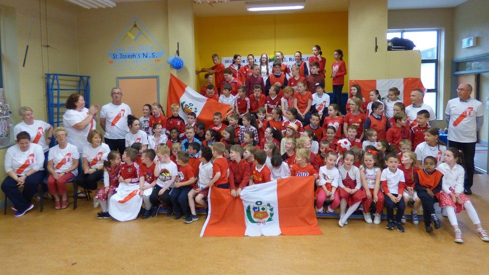 St Joseph's national school supporting Peru