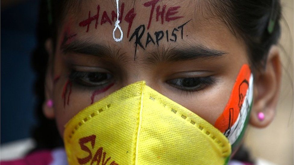 A 2020 protest in Mumbai against rape and gender crimes in India