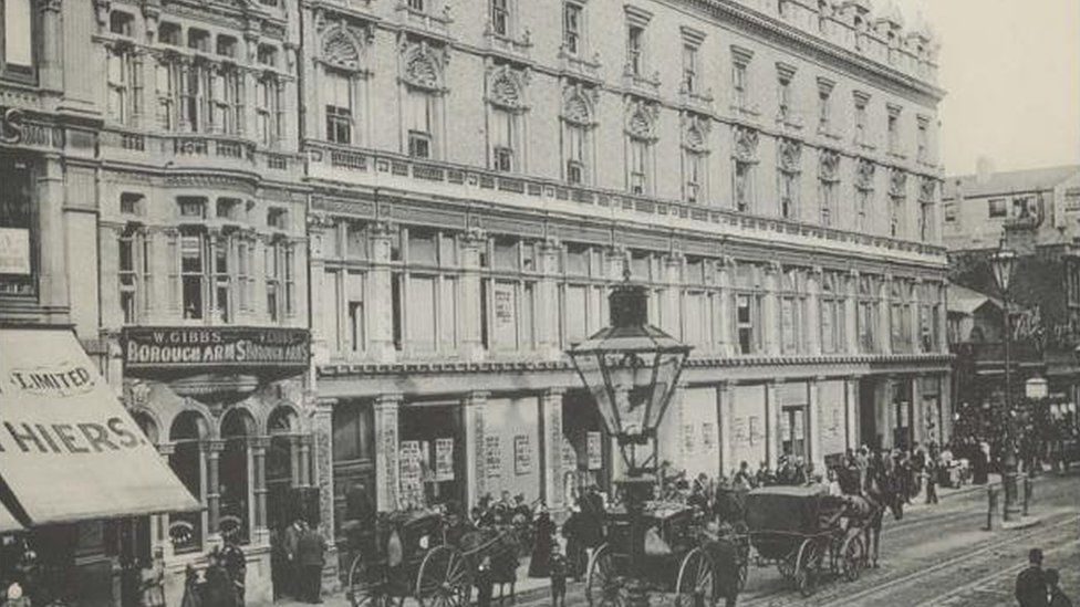 Cardiff Howell's store in 1893