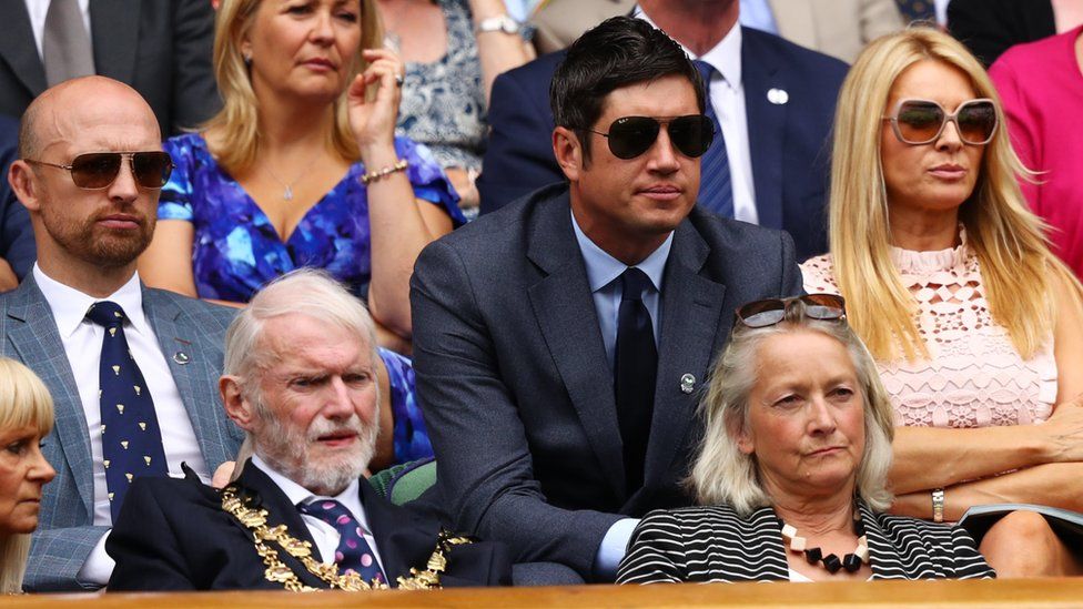 Wimbledon: The stars spotted watching the tennis - BBC News