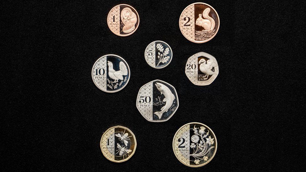 New coin designs from the 1p to the £2