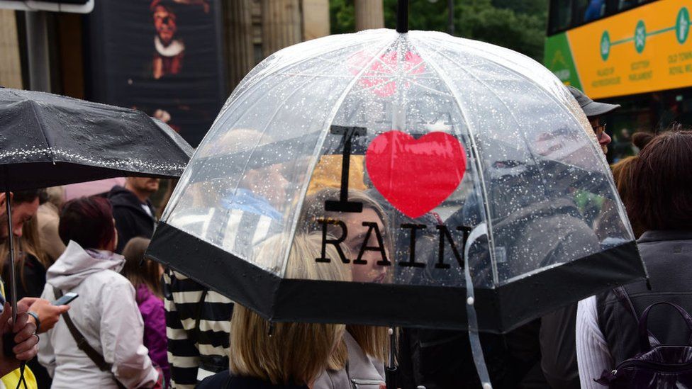 Edinburgh rain