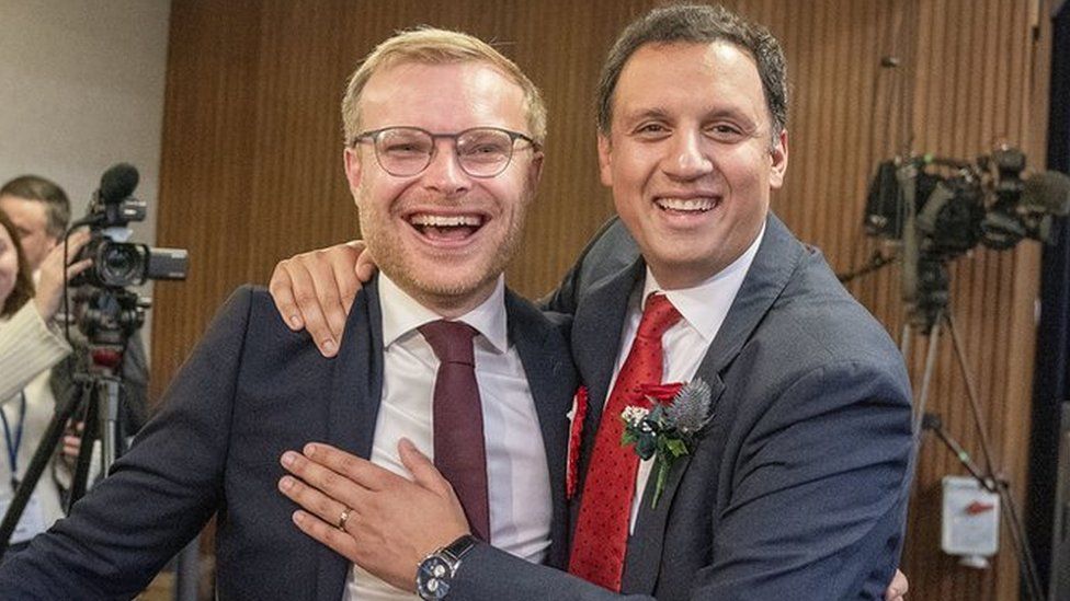 Michael Shanks with Anas Sarwar