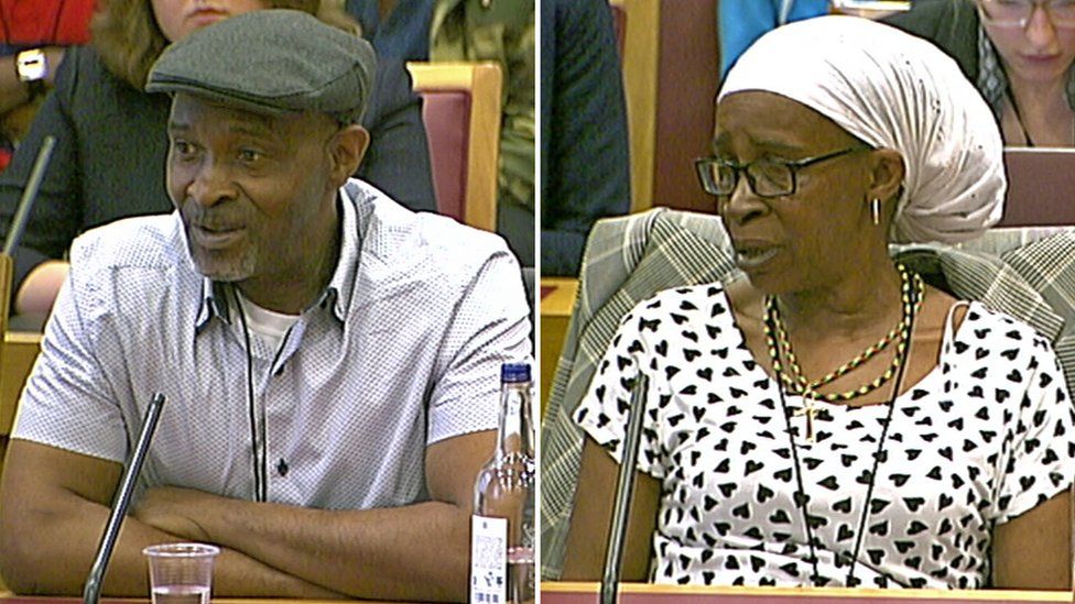 Anthony Bryan and Paulette Wilson give evidence to the Joint Committee on Human Rights on 16 May 2018