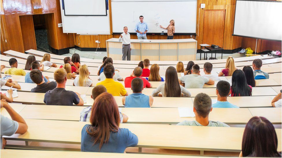 stock image of students