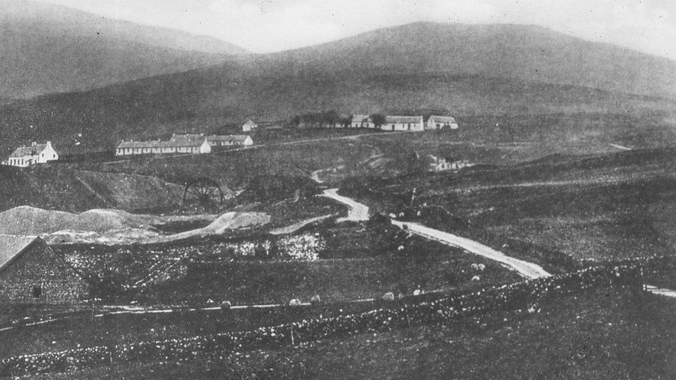 Unearthing the story of Scotland's industrial ghost village - BBC News