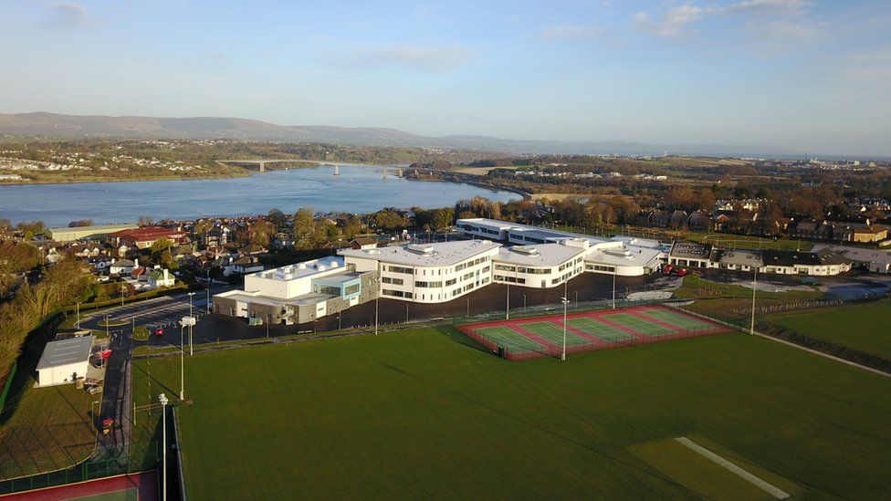 A drones eye view of the new college