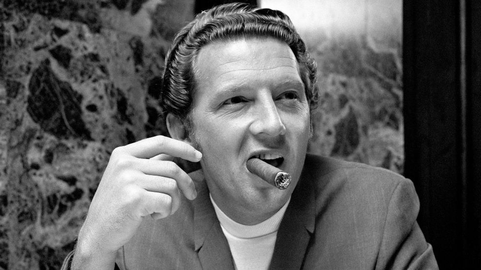 Jerry Lee Lewis pictured in London in 1968
