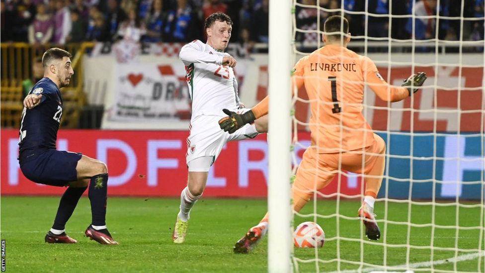 Croatia 11 Wales Nathan Broadhead goal earns Euro 2024 qualifying
