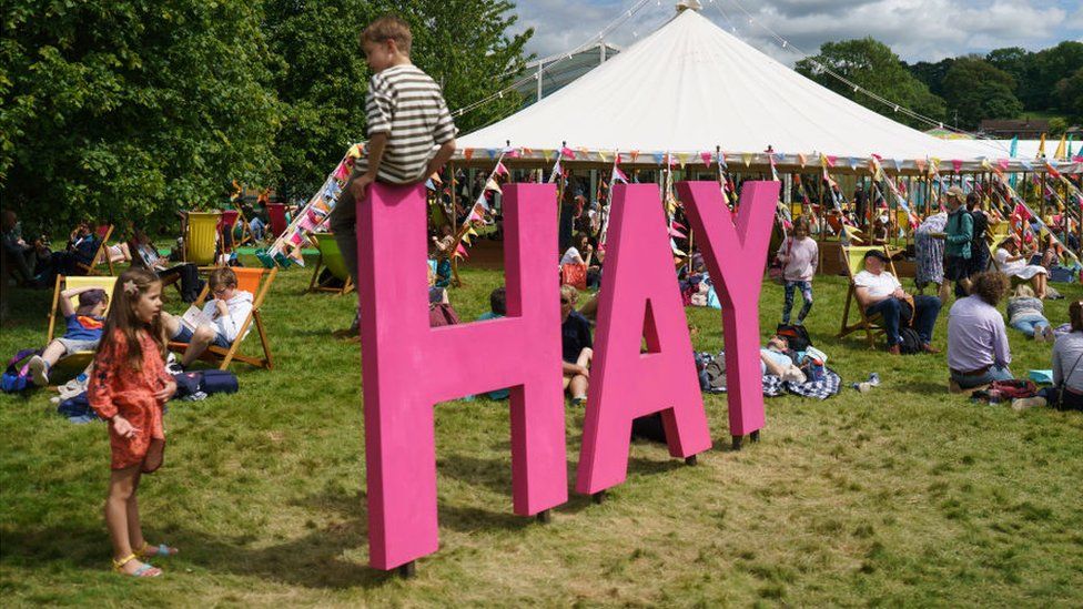 children at Hay festival
