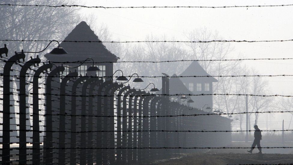 Auschwitz fence, 12 Jan 05
