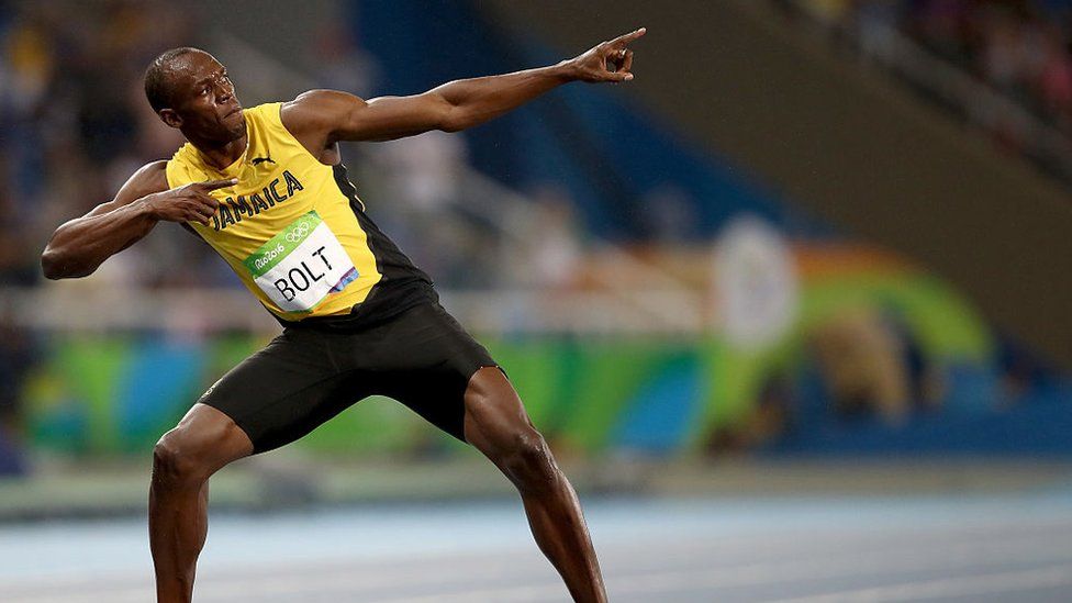 Usain Bolt Sprinter congratulated on a father after birth of