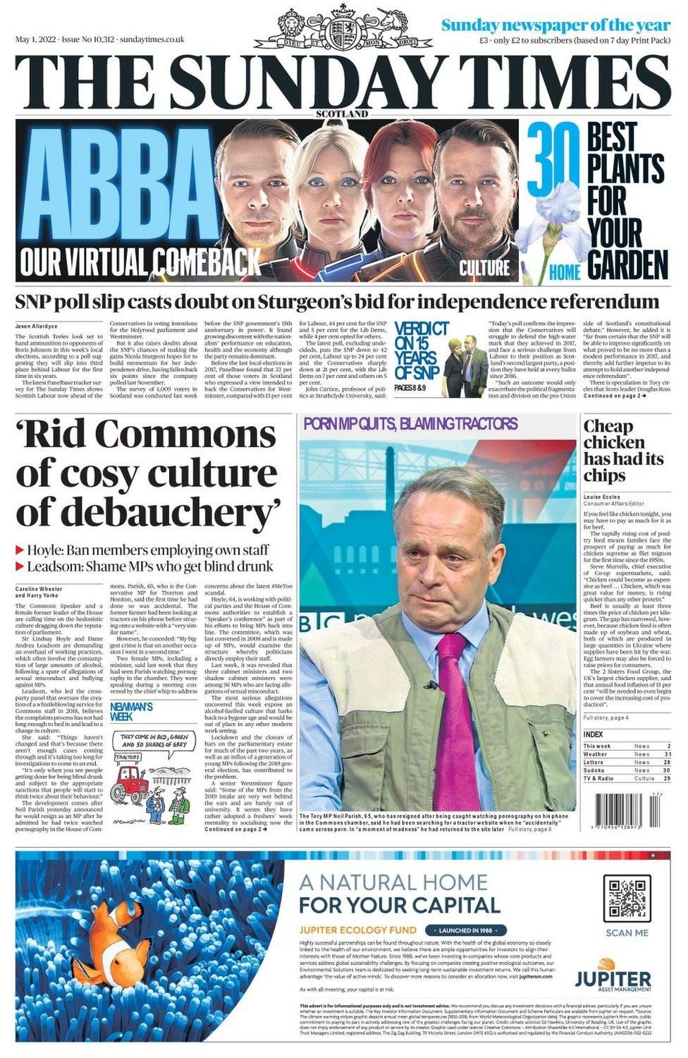 Scotland's papers: Commons 'culture of debauchery' and Tory female MP ...