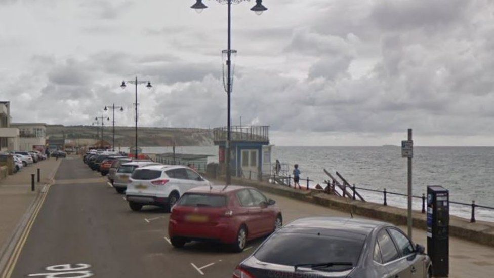 The former lifeguard station on Sandown Esplanade