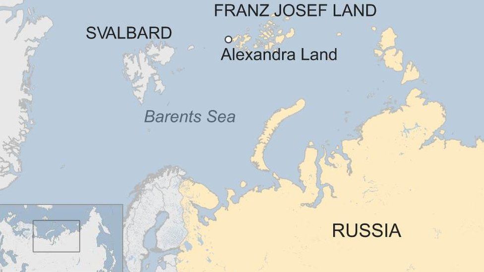Franz Josef Land map