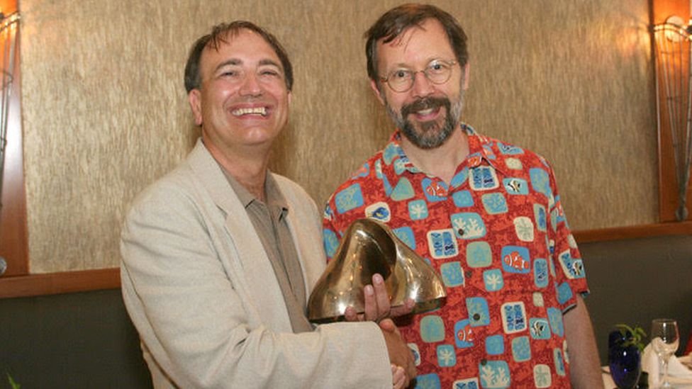 Pat Hanrahan (left) and Ed Catmull