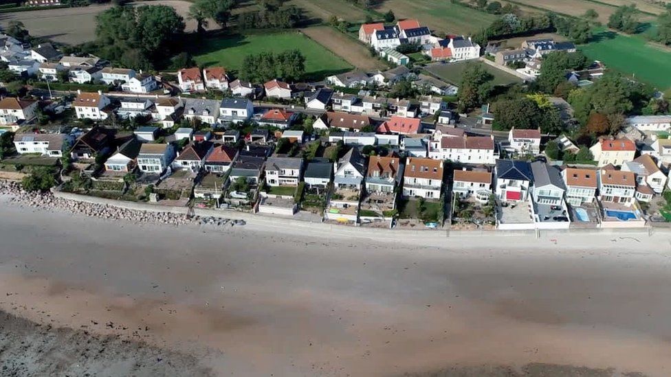 Houses seen from above